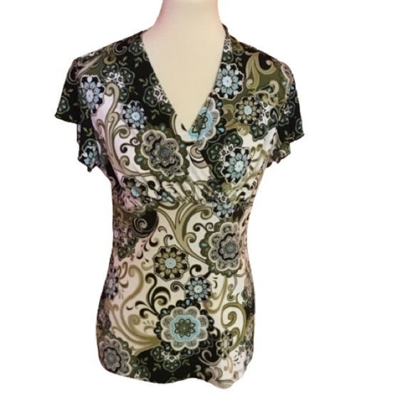 Retro Y2K psychedelic top - Picture 1 of 8
